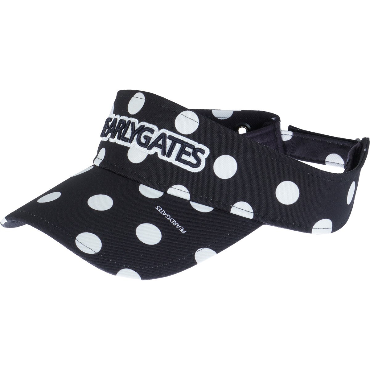 今季物！PEARLY GATES ドット柄セーター・バイザーセット パーリー