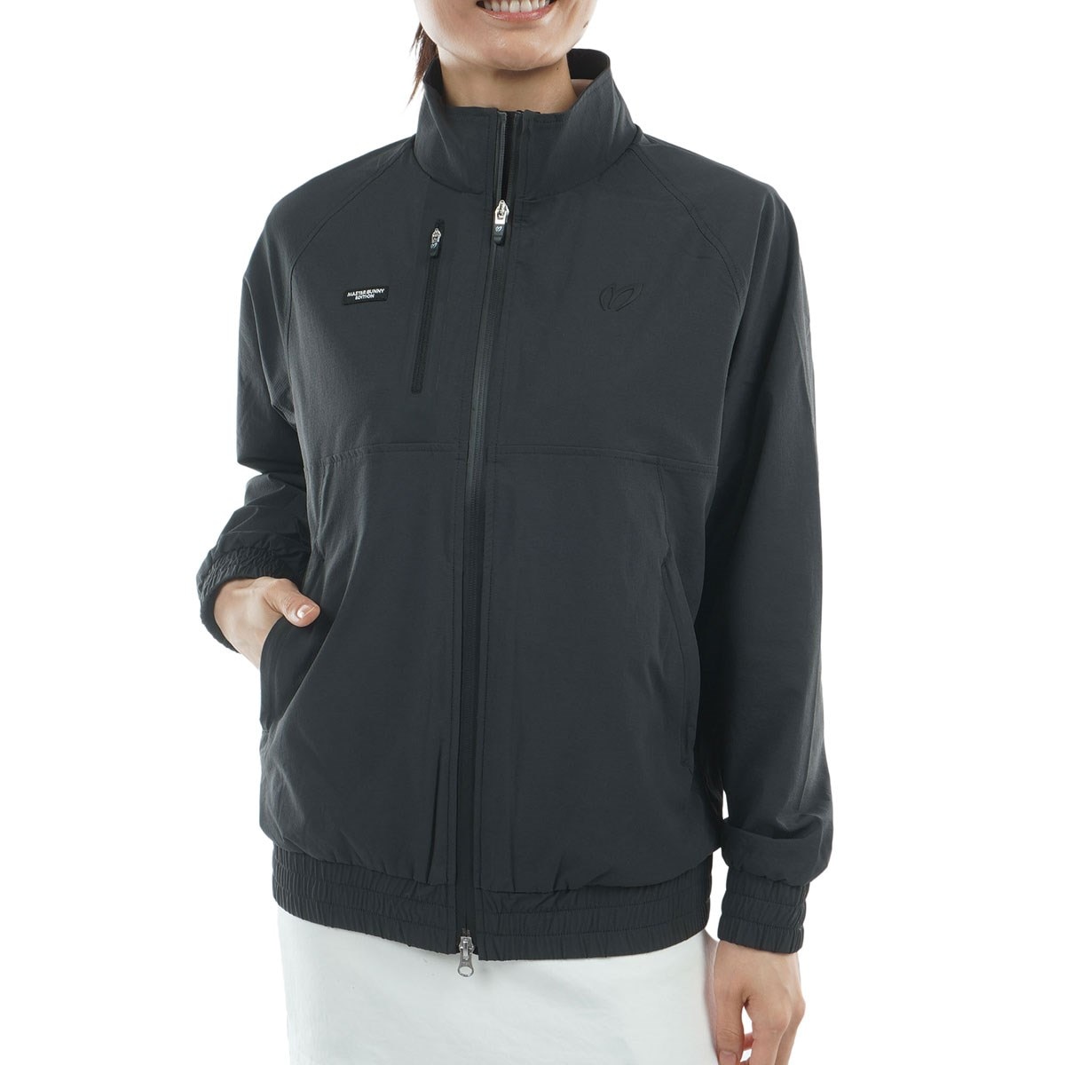 ストレッチ 2WAYフルジップブルゾン レディス(アウター(ブルゾン