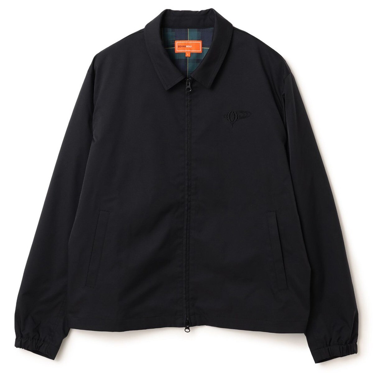 ORANGE LABEL チェック裏地 ジップブルゾン(ベスト)|BEAMS GOLF ORANGE