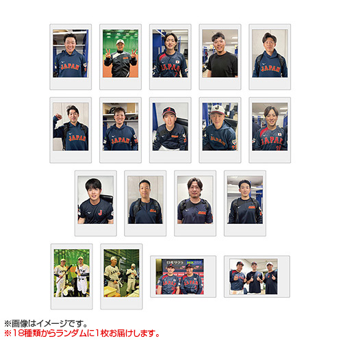 2025年3月侍ジャパン 出場選手シークレットチェキ（TM）vol.2【全18種