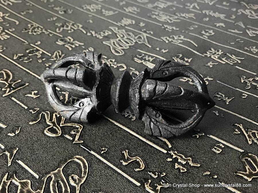 普巴金剛杵天鐵擺件鎮宅避邪轉運法器又名羯磨杵、金剛降魔杵_天鐵（鎳