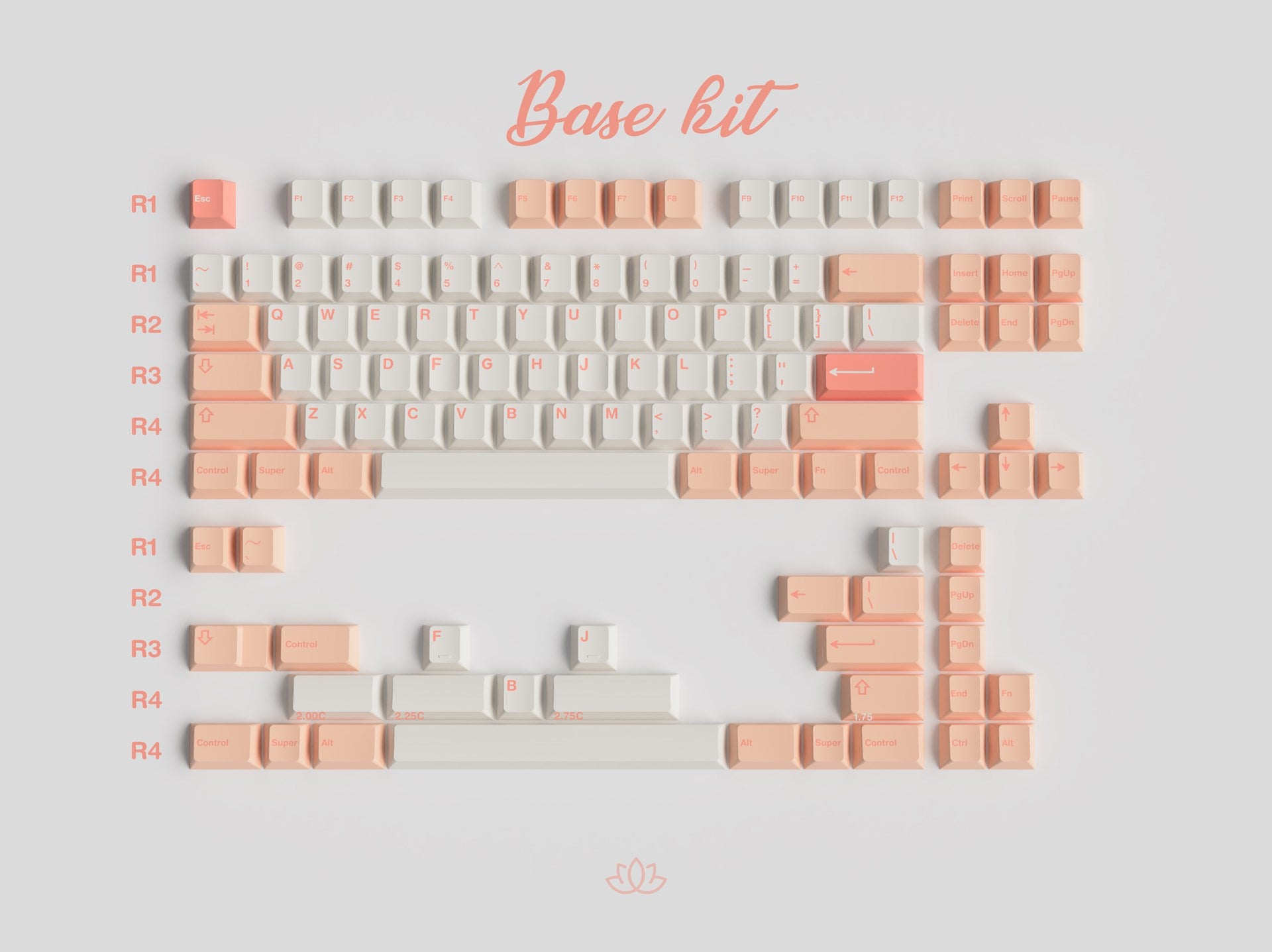 GB] GMK Peaches N Cream Lite