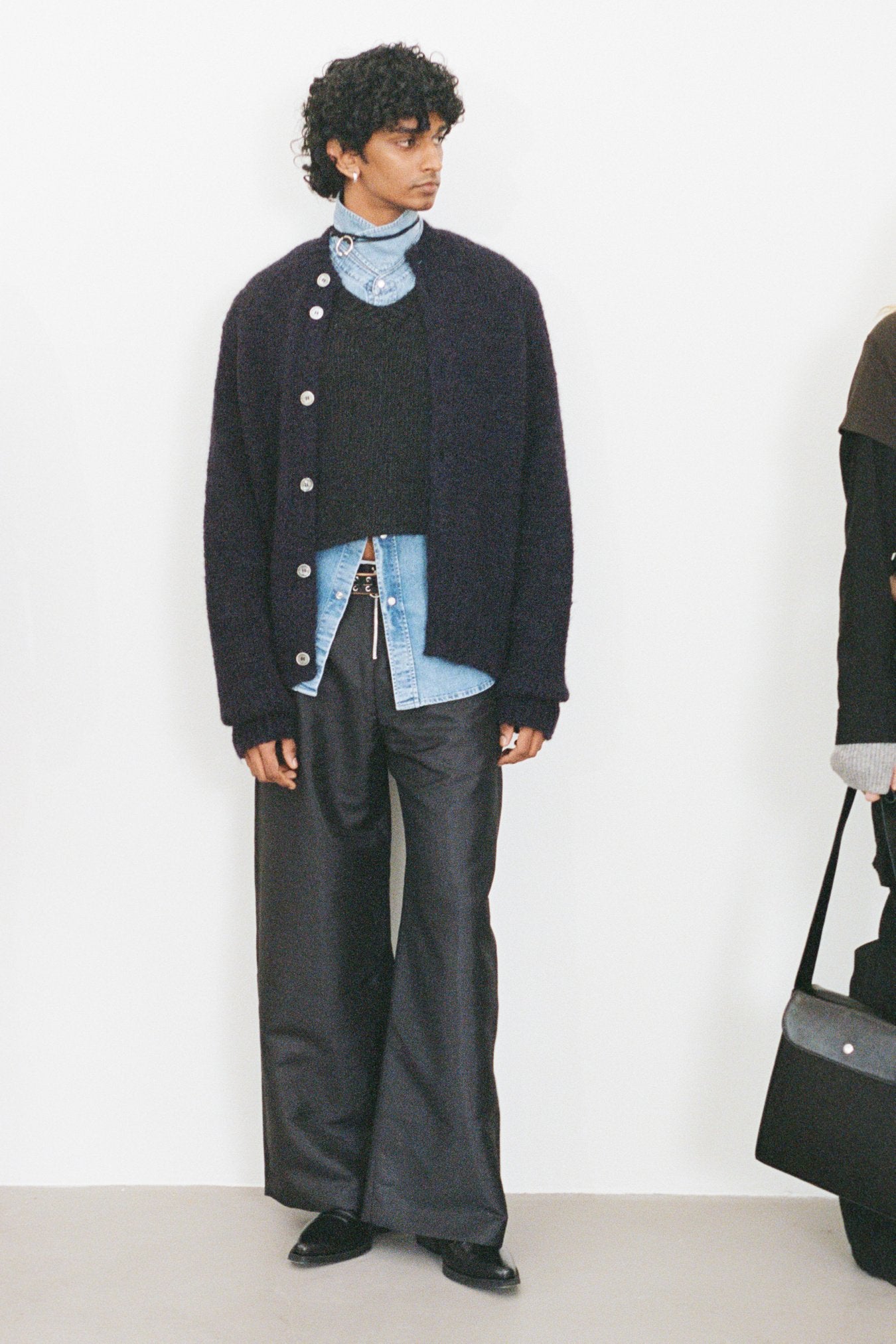 OUR LEGACY 「OPA CARDIGAN NAVY FUZZY MOHAIR」 – SISTER