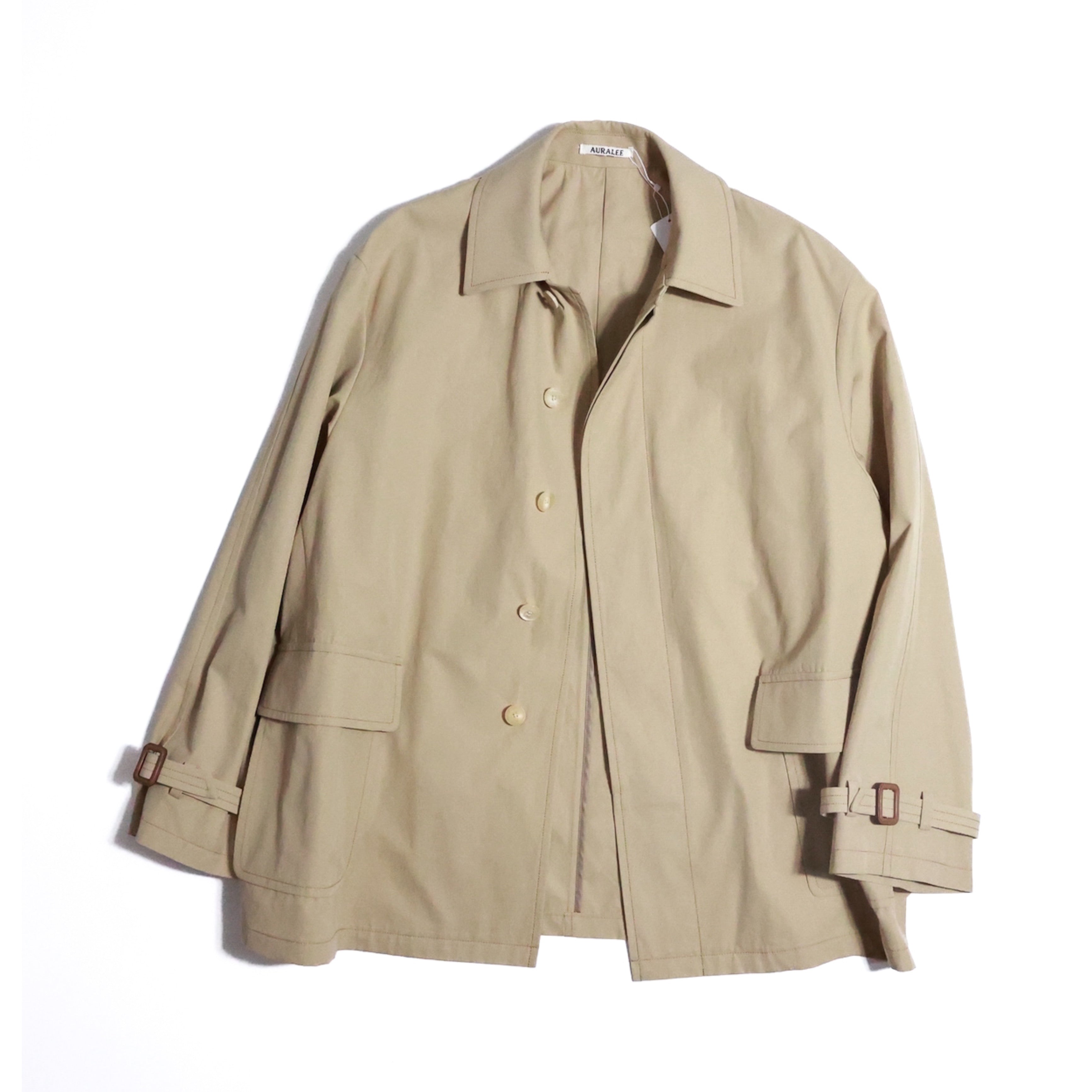 AURALEE 「FINX HARD TWIST GABARDINE BLOUSON / BEIGE CHAMBRAY
