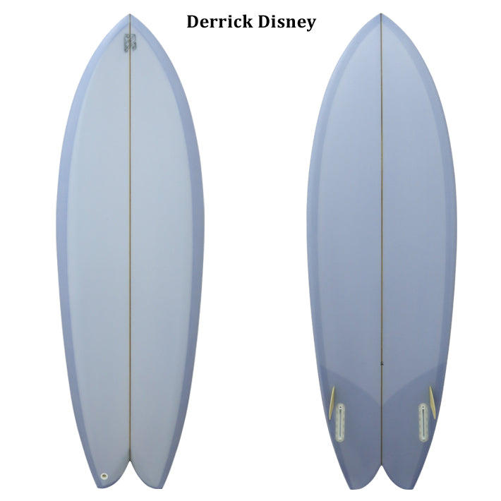 DERRICK DISNEY SURFBOARDS TWINZER FISH MODEL 5'7” – slowlife