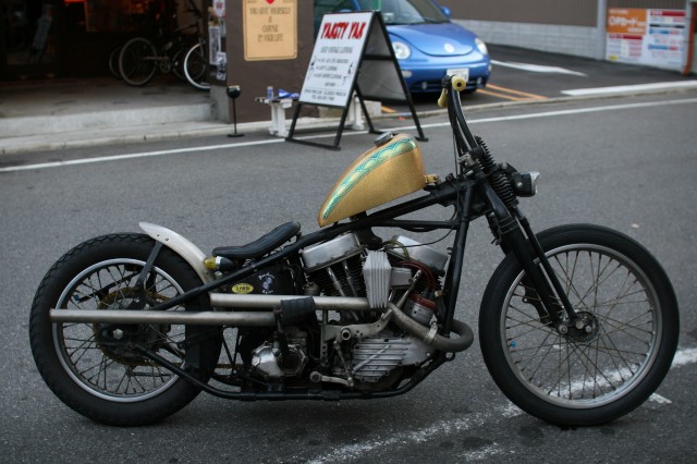 パンヘッドとナックルヘッドとショベルヘッド - チョッパーとカスタム