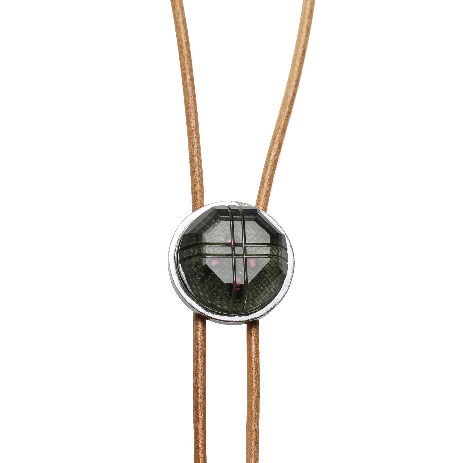 かっこいい ループタイ 黒革 丸 カジュアル メンズ おしゃれ ネクタイ