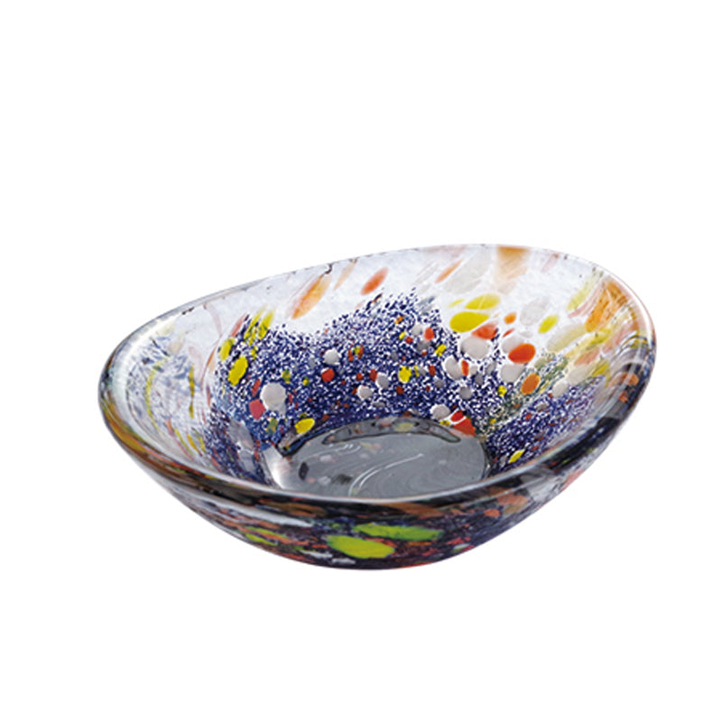 江戸硝子｜うきよ｜夜まつり｜豆皿｜TOMICRAFT(トミクラフト)公式