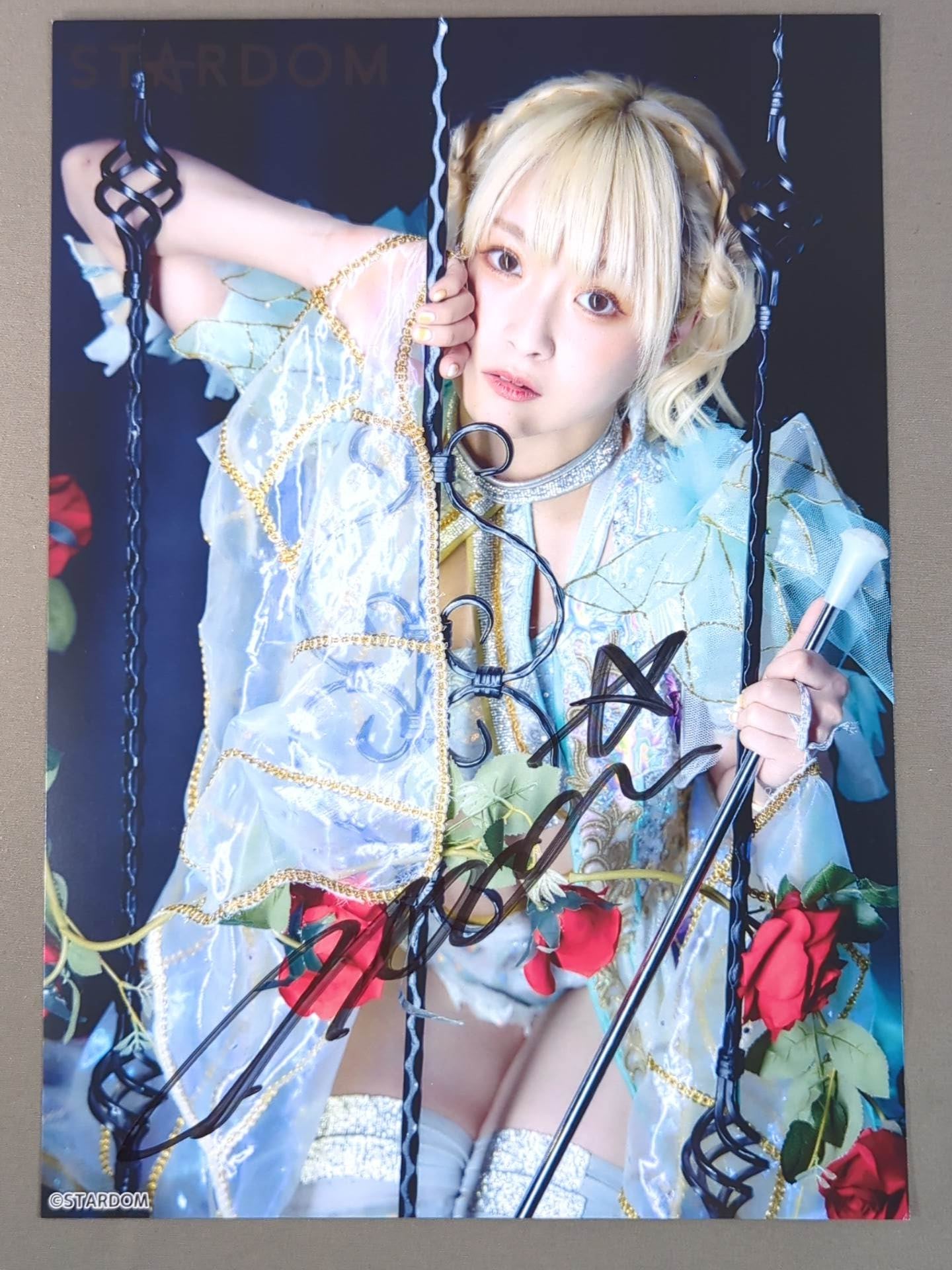 なつぽい 直筆サイン入り スターダムポートレート(L-5) – 闘道館