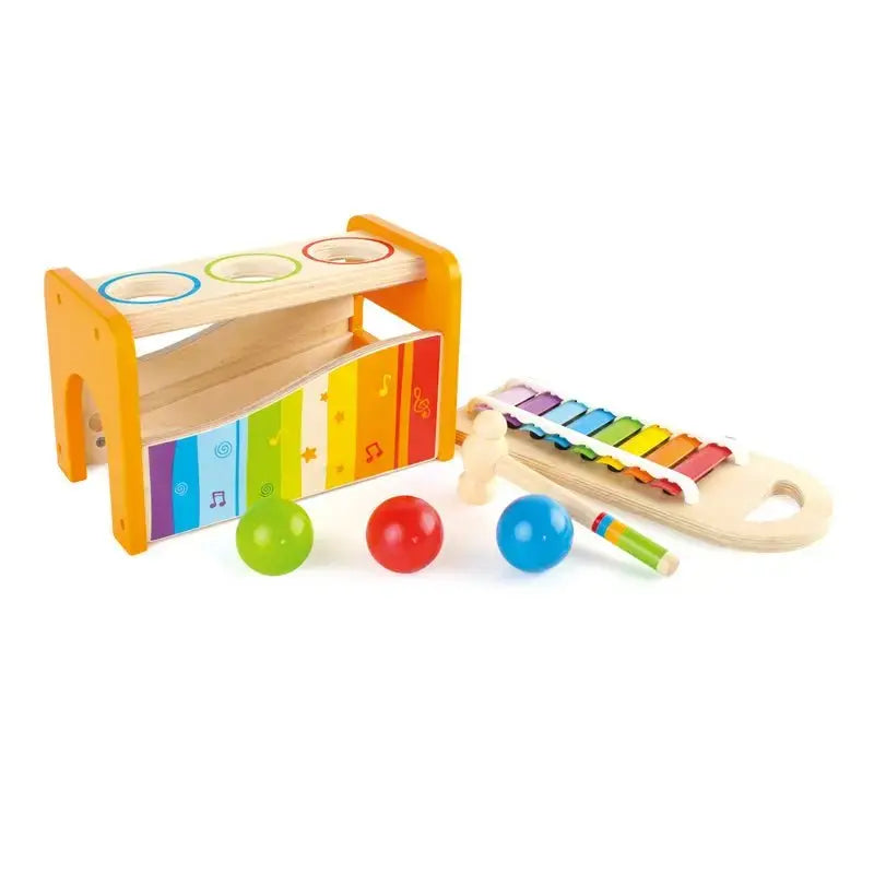 Hape Pound & Tap Bench with Slide Out Xylophone - – HapeToys