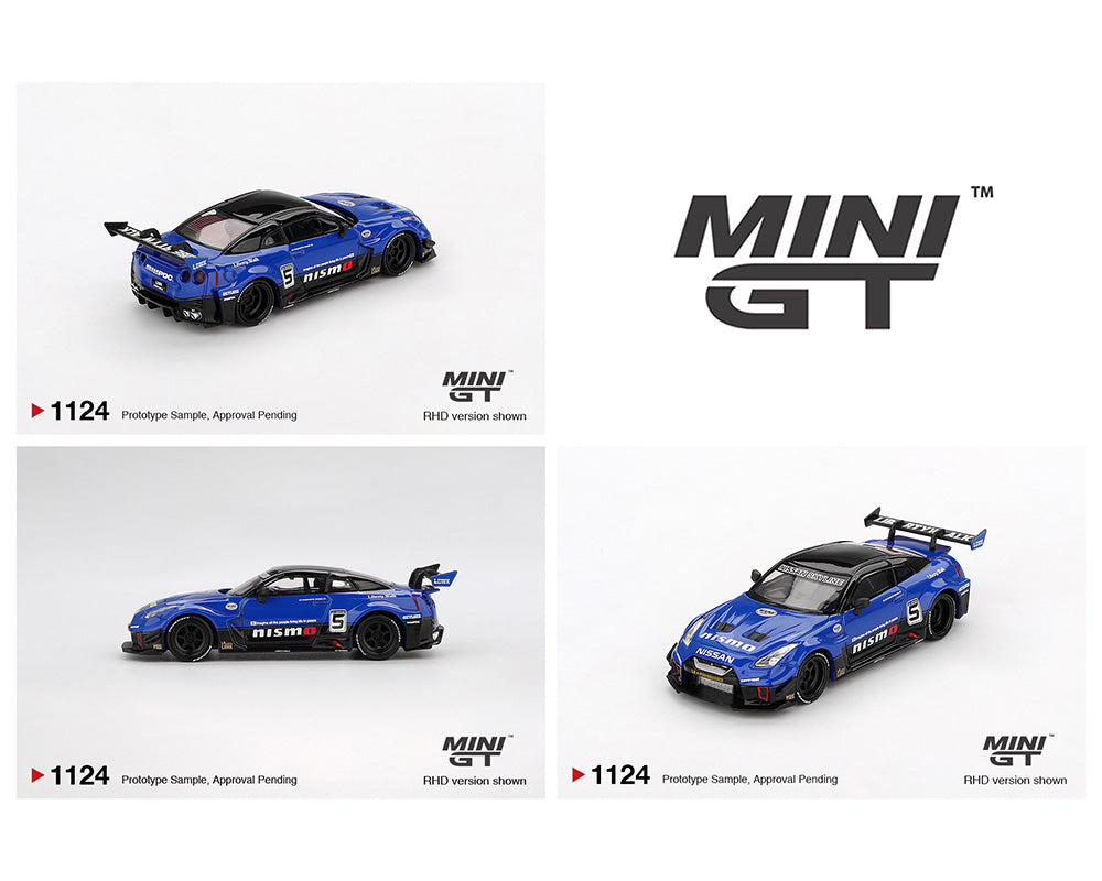 MINI GT 1/64 LB-Silhouette WORKS GT NISSAN 35GT-RR Ver.2 – Blue