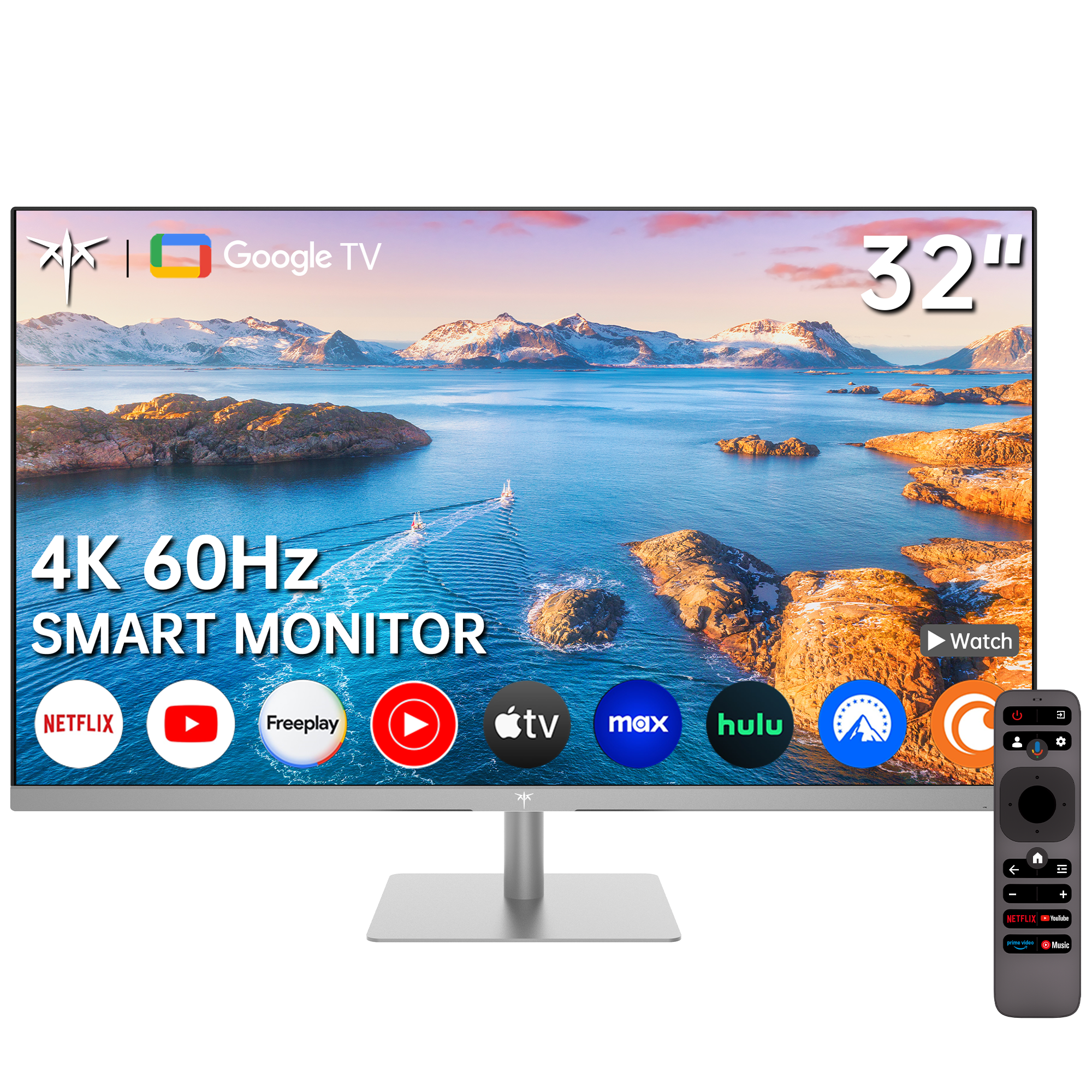32-inch 4K Smart Monitor | Google TV, Netflix, UHD