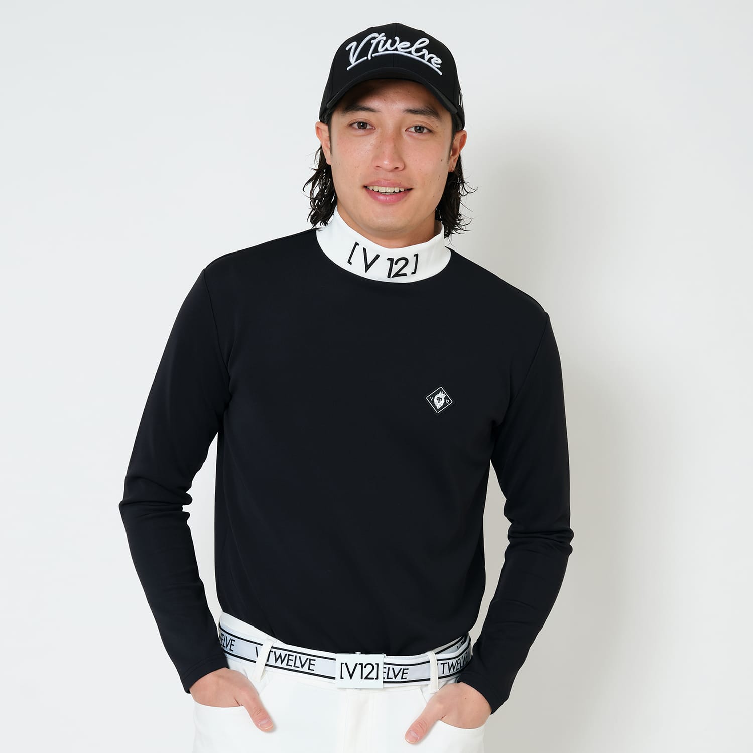 V12] ゴルフ メンズ 長袖 モックネック NECK L MOCK | 【公式通販】