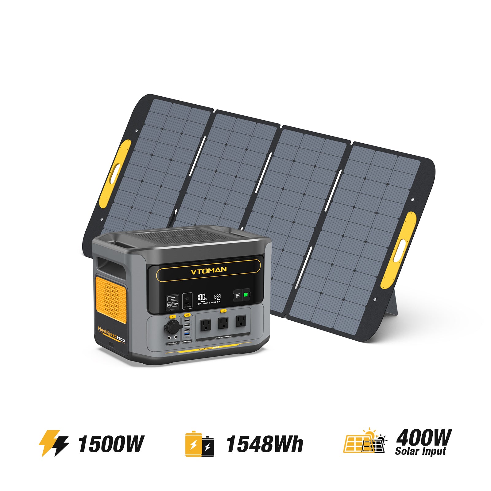400w Solar Panel Kit | Generator with Solar Panel | Vtoman – VTOMAN