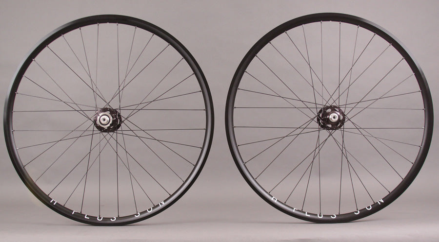 H + Plus Son Archetype Black Paul Track hubs Custom Wheelset
