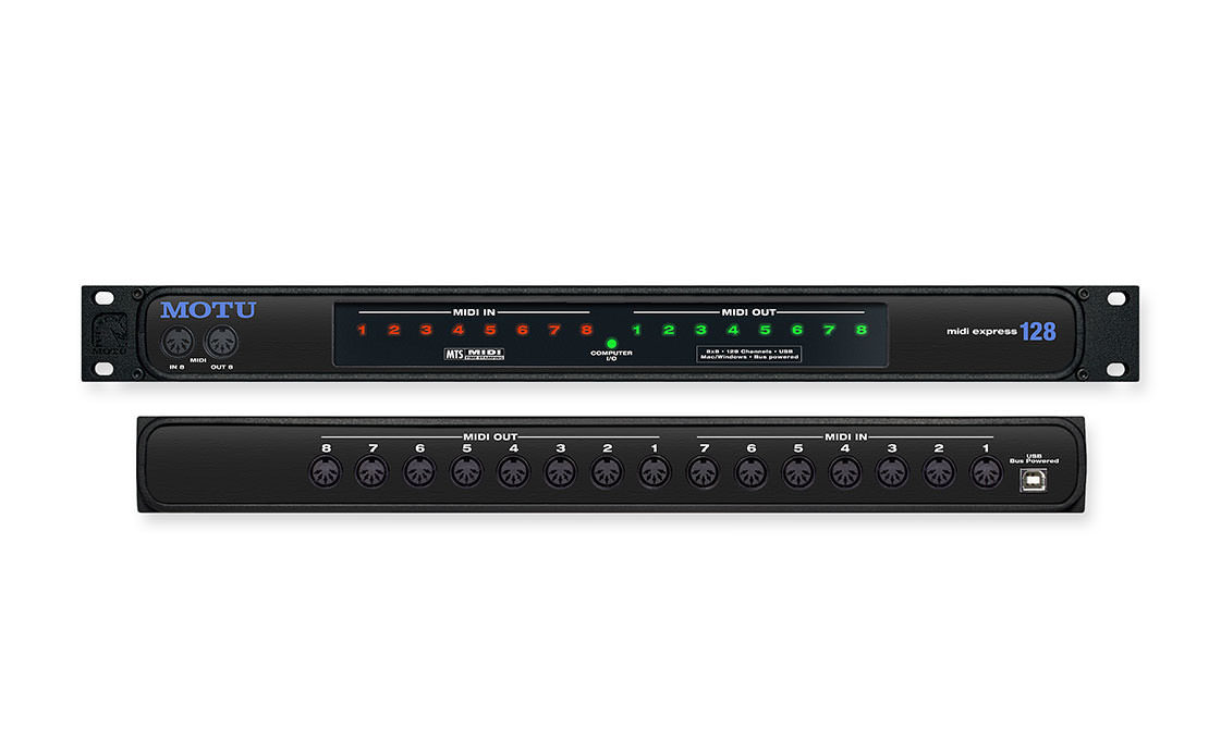 MOTU MIDI Express 128 – Videoguys
