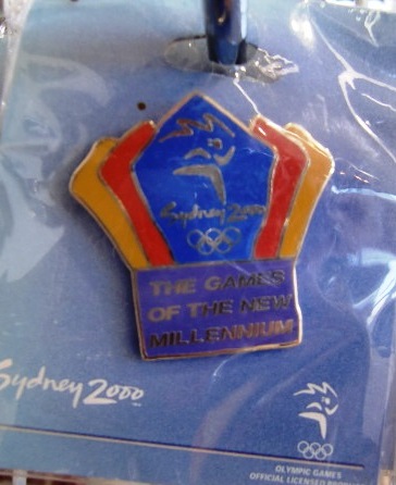シドニーオリンピックのピンバッジ【カンバーランドジャパン】