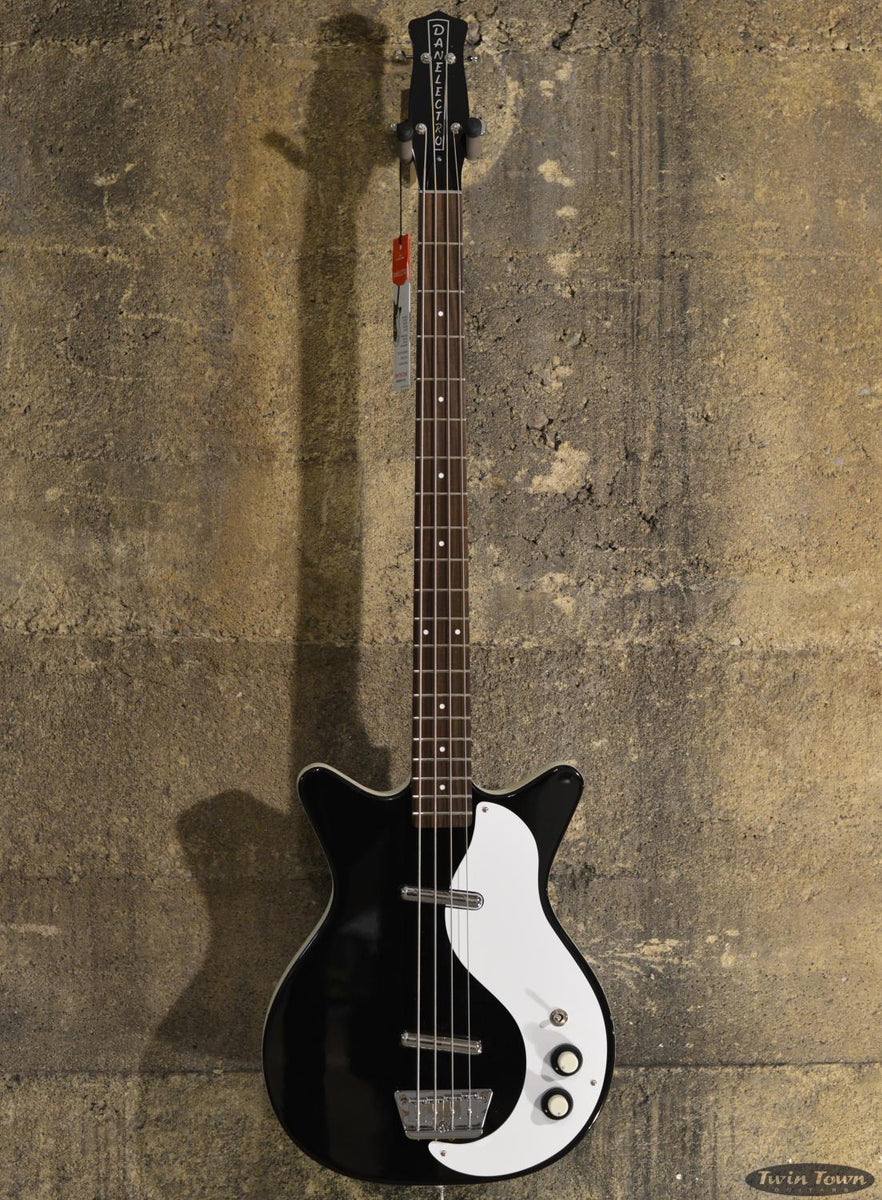 Danelectro '59DC Black Long Scale Bass – Twin Town Guitars