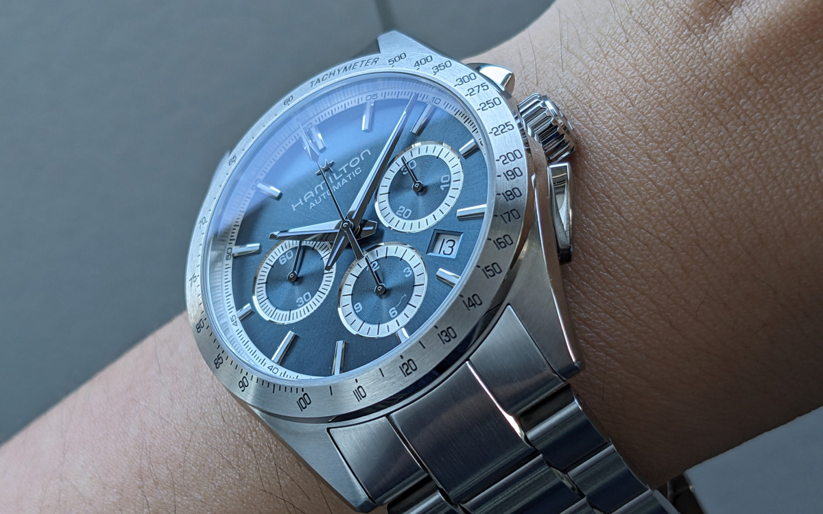 ハミルトンの実力を示す「ジャズマスター パフォーマー オートクロノ