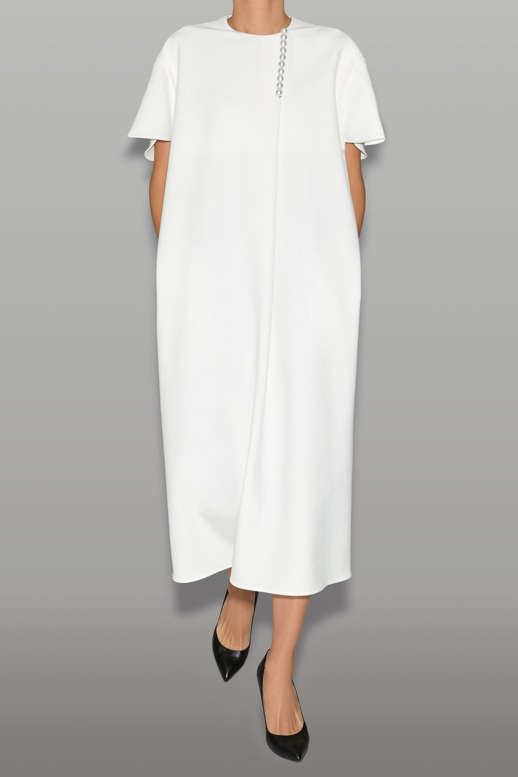 フレアスリーブコクーンパールドレス – YOKO CHAN