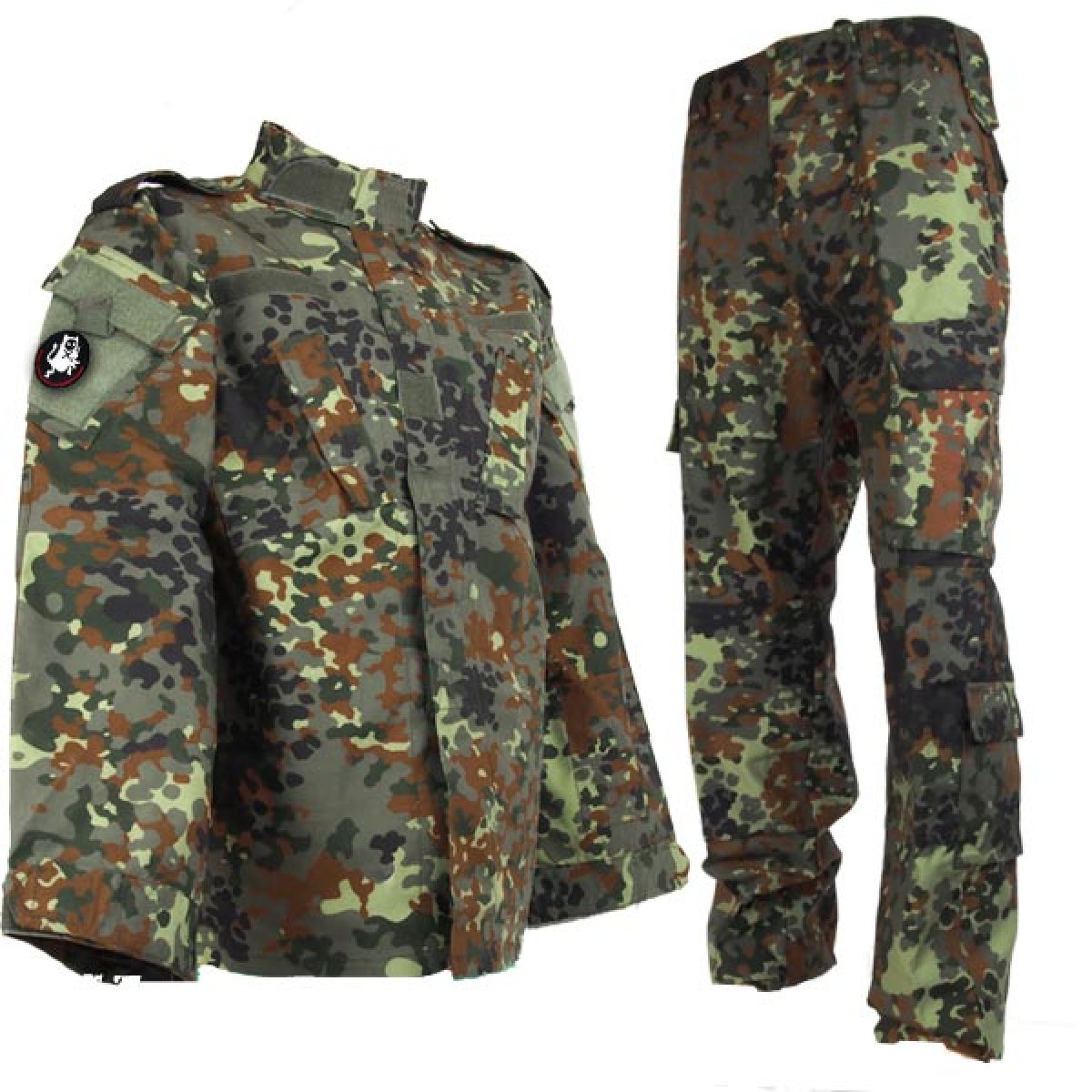 迷彩服上下セット ドイツ フレクターカモ