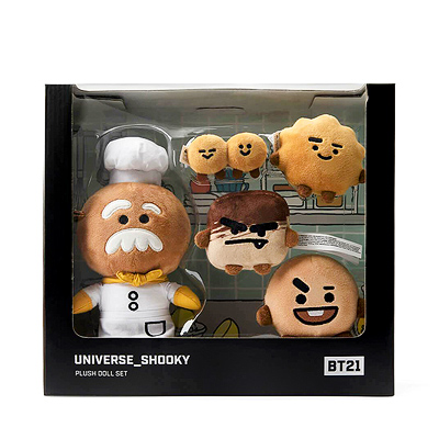 Buy LINE FRIENDS BT21 Shooky Universe Standing Plush Doll Set at