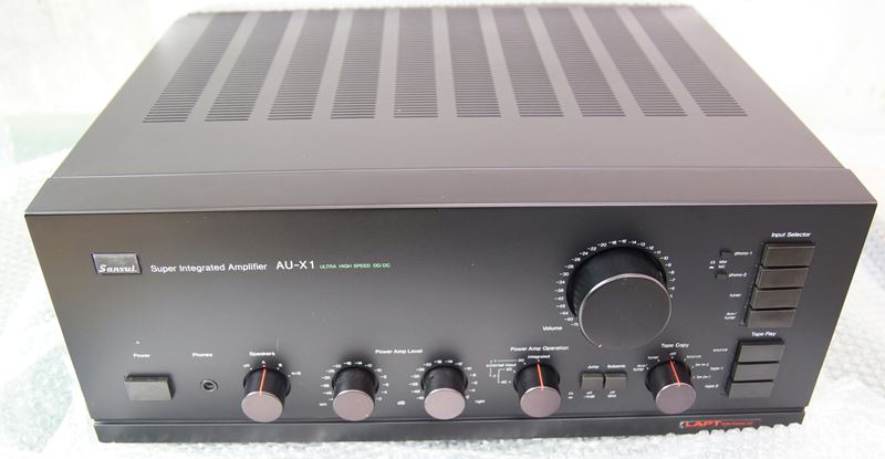 オーディオ修理｜サンスイ Sansui AU-X1 プリメインアンプの修理
