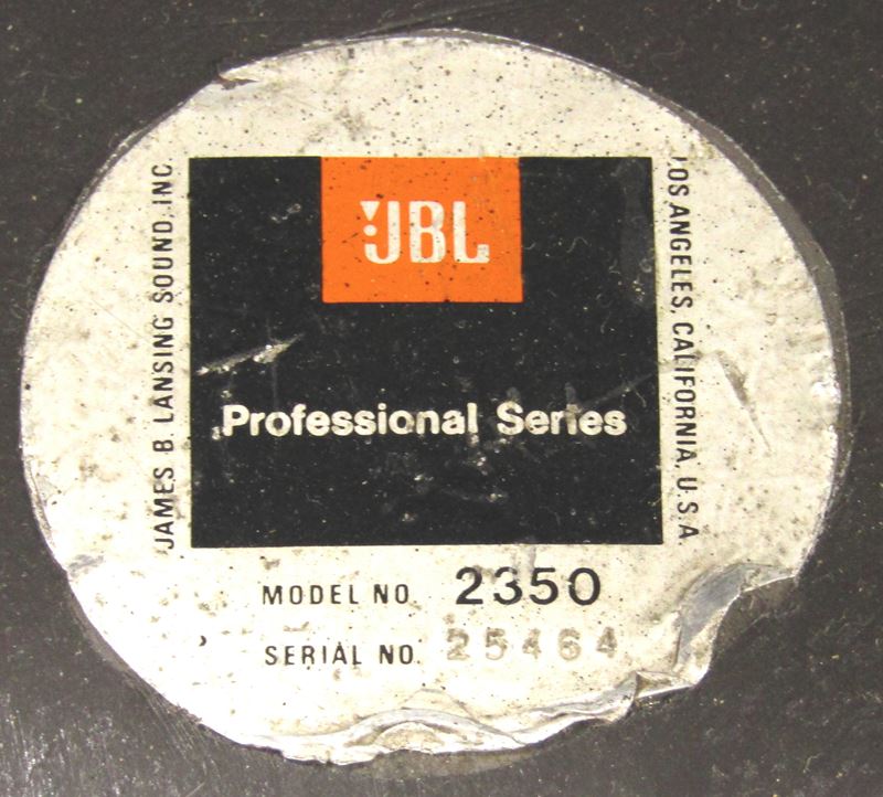 JBL 2350 ラジアルホーン