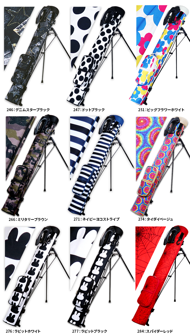 AZROF ユニオンジャック スタンドバッグ＋PRGRパター付きパター使用感