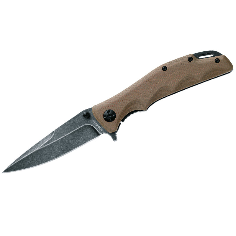 Fox Edge Mandatory Fun Stainless Steel Folding Knife By Russ
