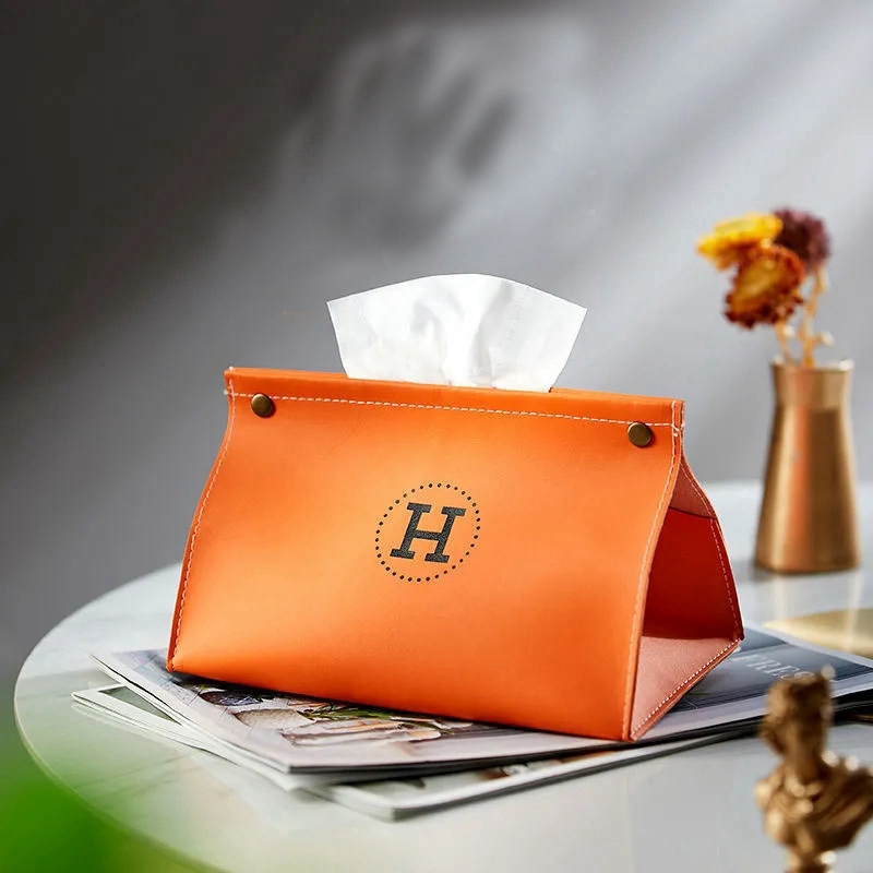 Hermesエルメス ナプキンケース家庭用ブランドパロディ高級感シンプル