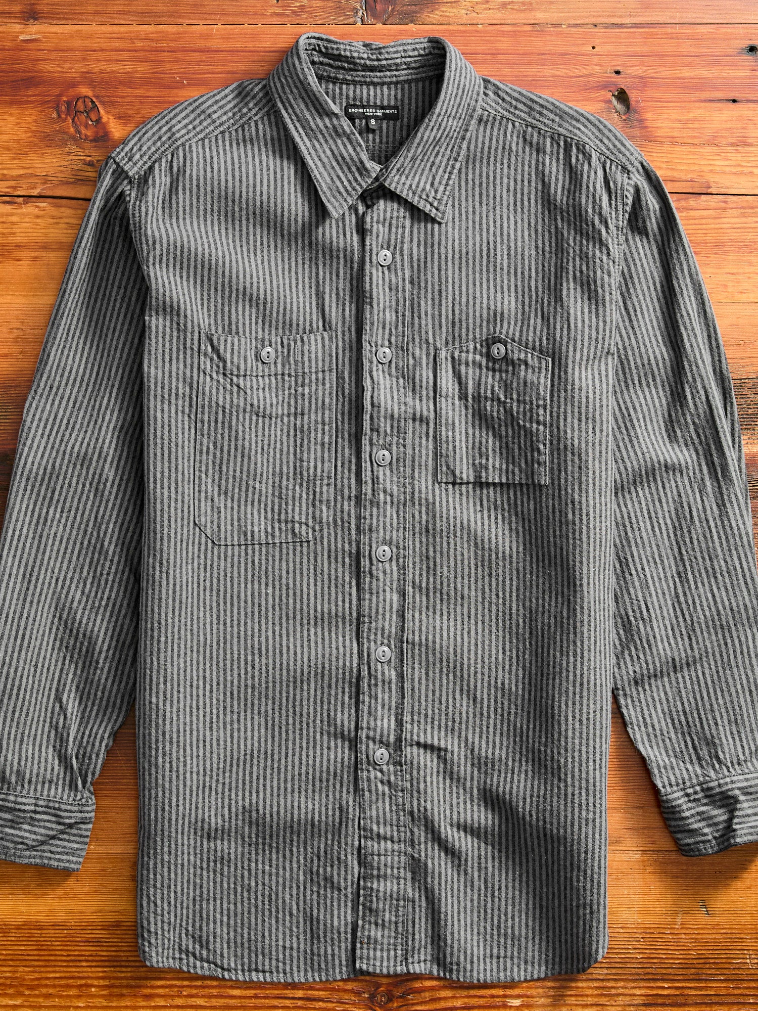 Linen Work Shirt in Charcoal Grey – Blue Owl Workshop