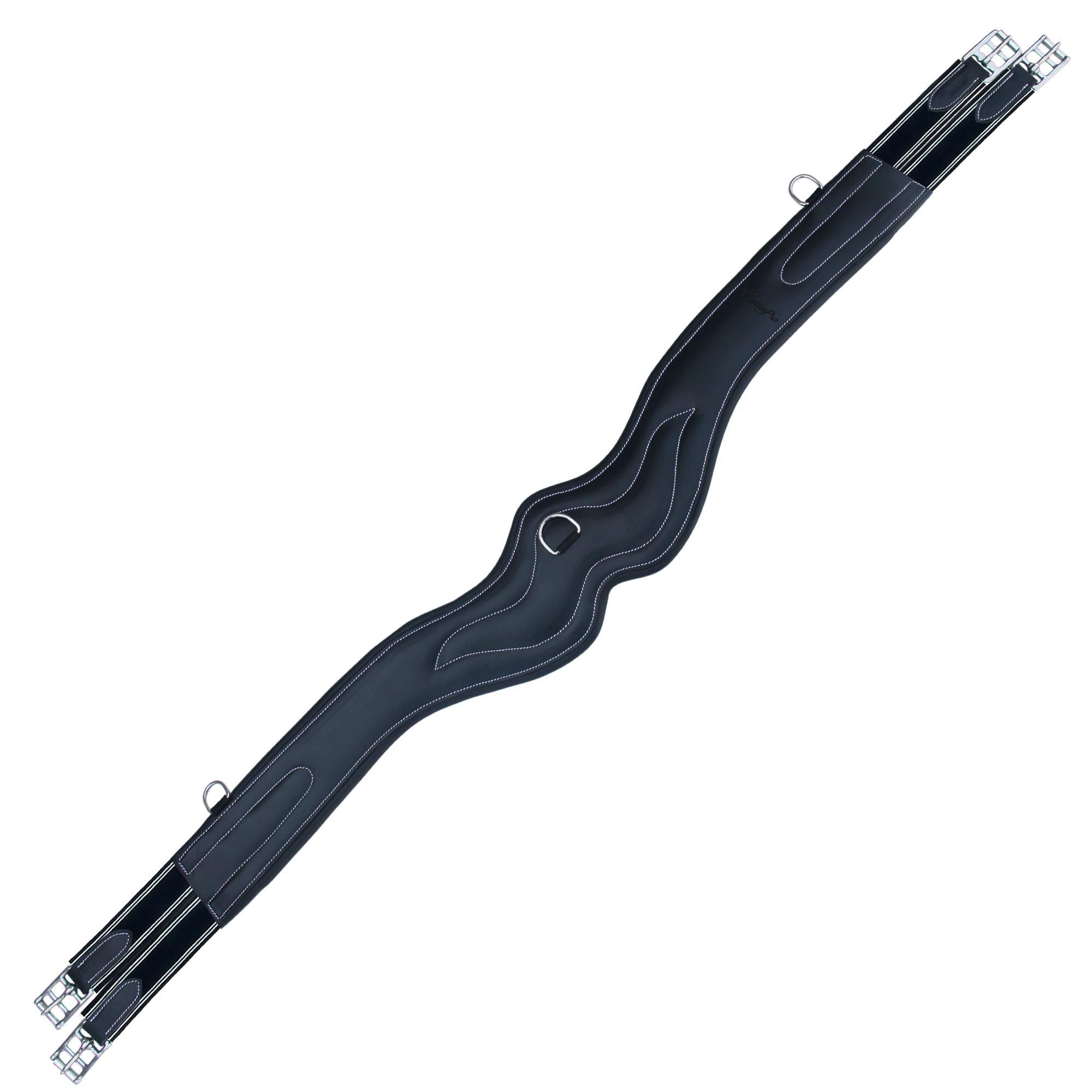 ExionPro 'AdaptLine' Wave Overlay Girth - Navy Elastic | English