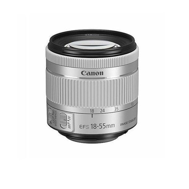 Canon EF-S 18-55mm f/4-5.6 IS STM Lens Silver (White Box) | Camera