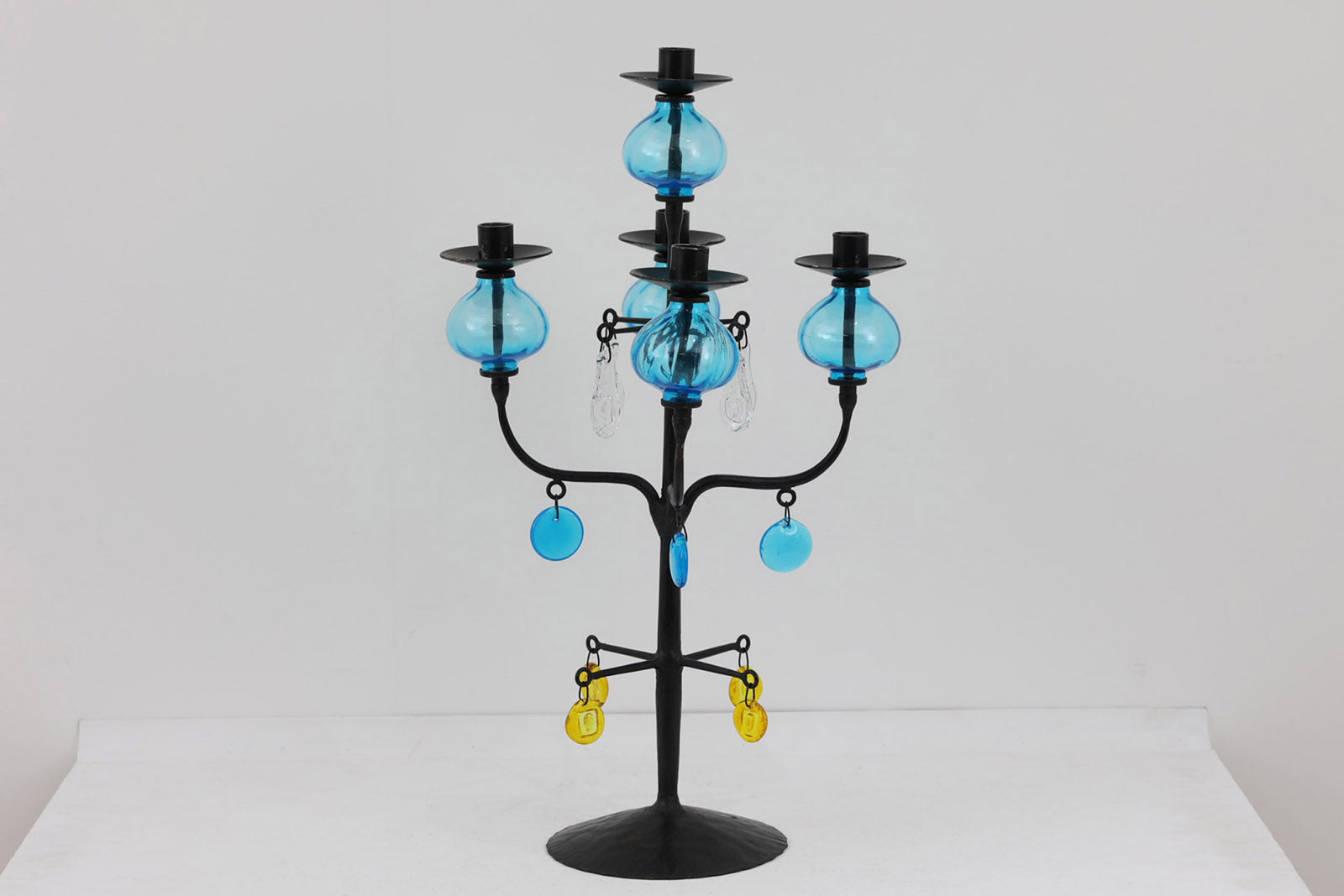 美品・刻印】エリックホグラン キャンドルスタンド オニオン型2段