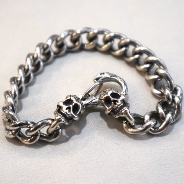 galcia ガルシア 22C-BR-CS001SS CALAVERA HEAD&SNAKE HOOK