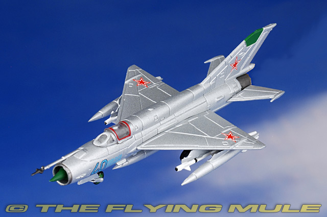 MiG-21 Fishbed 1:200 Diecast Model - Herpa HE-555487 - $46.95