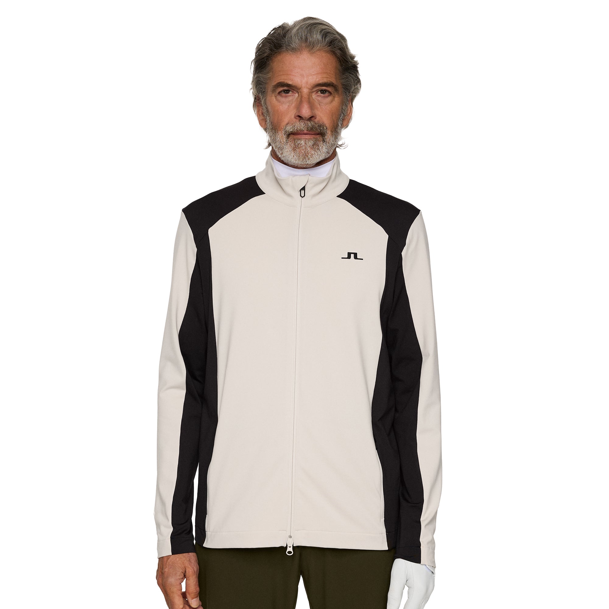 J.Lindeberg Golf Banks Mid Layer Jacket FW25 - Moonbeam U029
