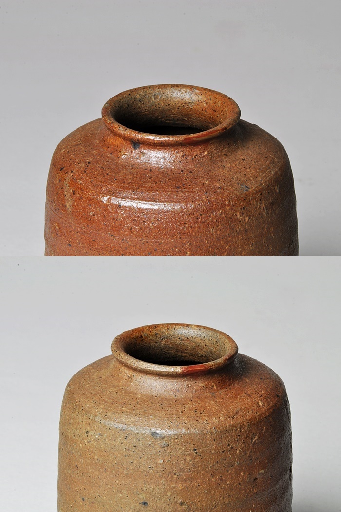 古備前茶入、サイズ高ー約4センチ、横ー約３センチ、江戸期品、貴重品 0419083517_643f2935235b4.jpg