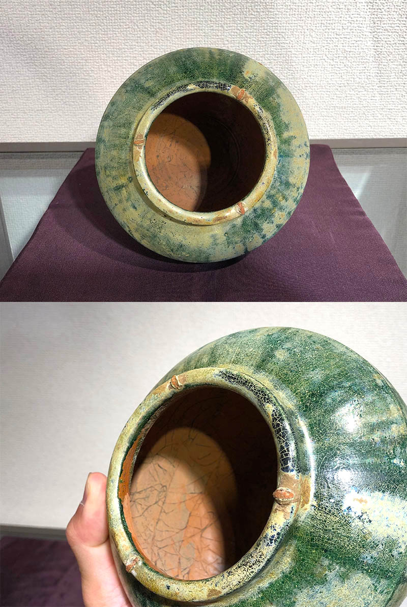 古美術 吉戸 - 漢時代 緑釉壷 | 古美術品専門サイト fufufufu.com