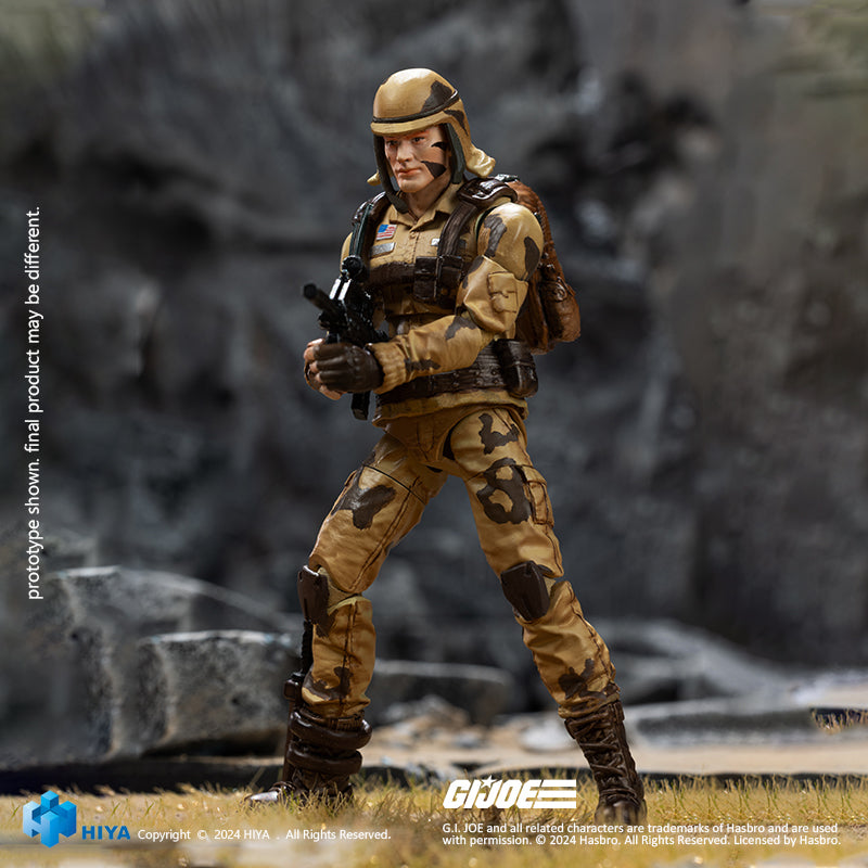 HIYA Exquisite Mini Series 1/18 Scale 4 Inch G.I.Joe Dusty Action Figu