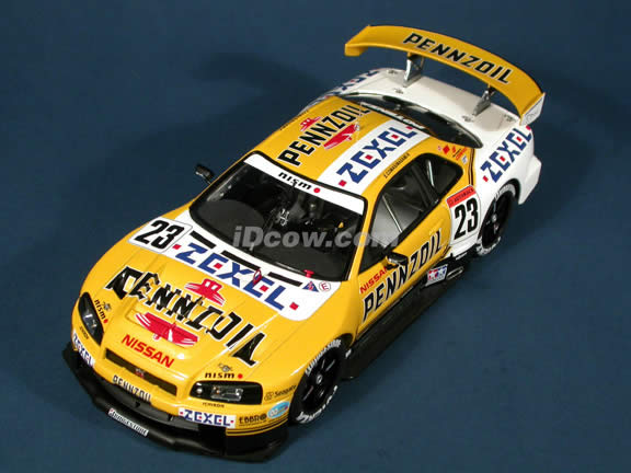 2001 Nissan Skyline GTR R34 JGTC #23 Pennzoil Nismo diecast model