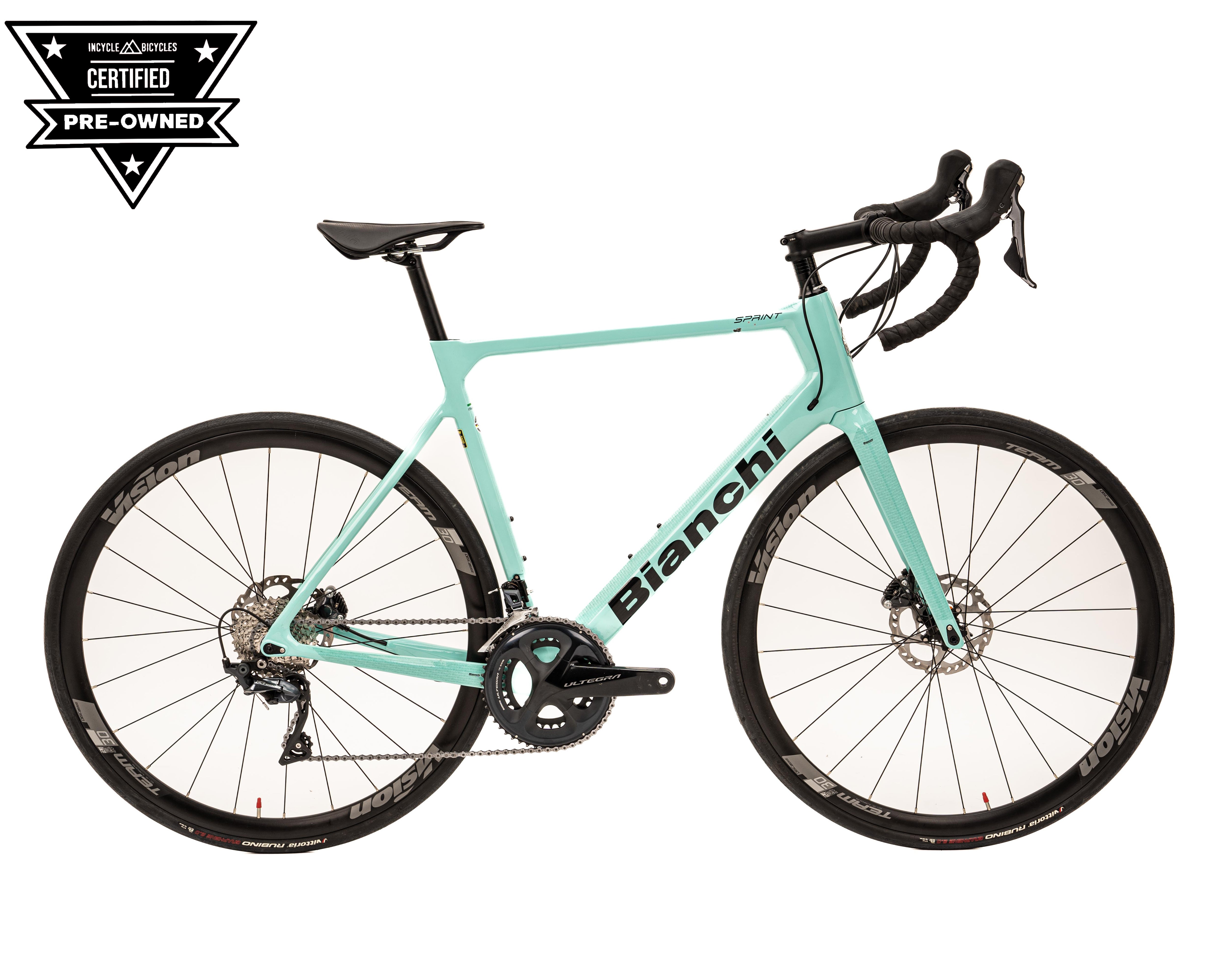 2021 Bianchi Sprint Disc Ultegra CK16/GlsBlk 59 (New Other