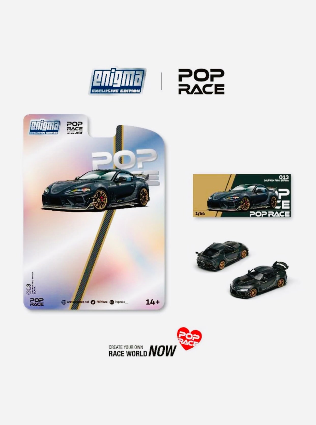 Pop Race Enigma Exclusive Toyota Darwin PRO 66G NWB Supra (A90