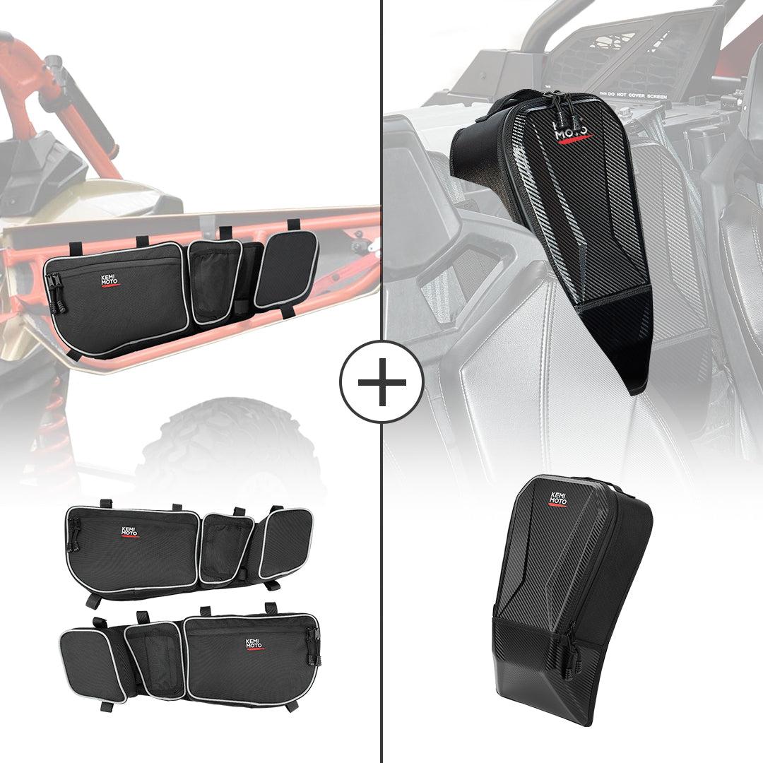 Front Door Bags & Center Storage Bag for Can-Am Maverick X3 – Kemimoto
