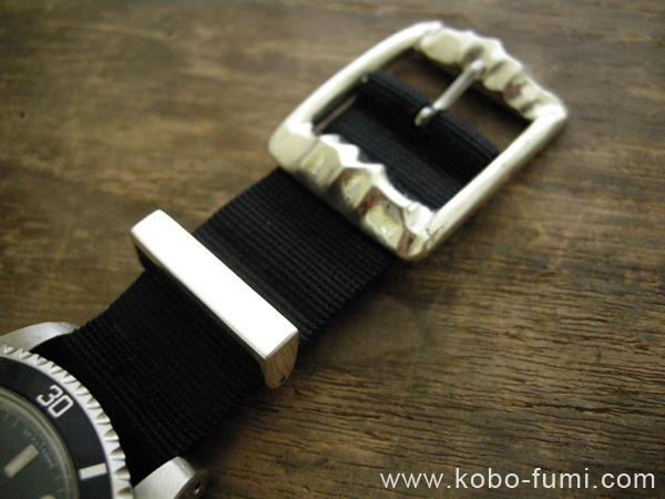 147. 時計ベルト用シルバー製オリジナルパーツ製作例] 工房【史