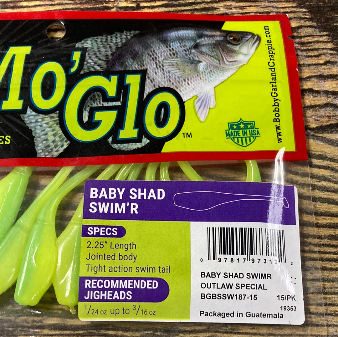 Bobby Garland Mo Glo Baby Shad Swim'r Outlaw Special – Lake Fork