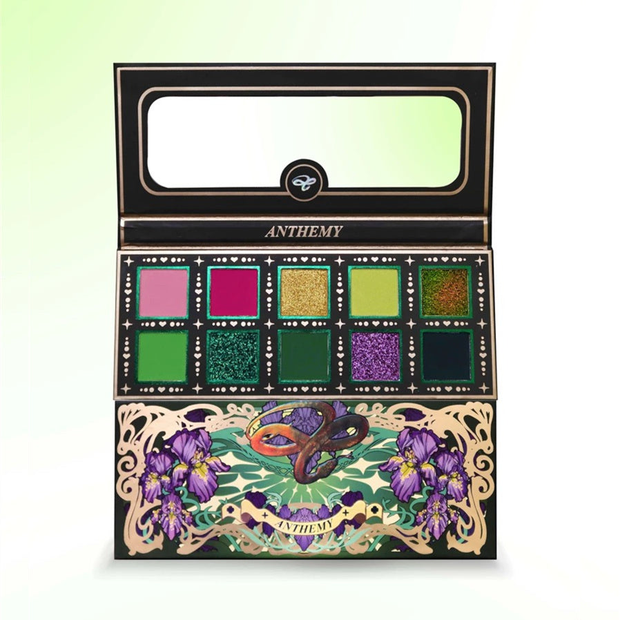 ANTHEMY Gaze Of Green Snake 10-Color Chameleon Eyeshadow Palette