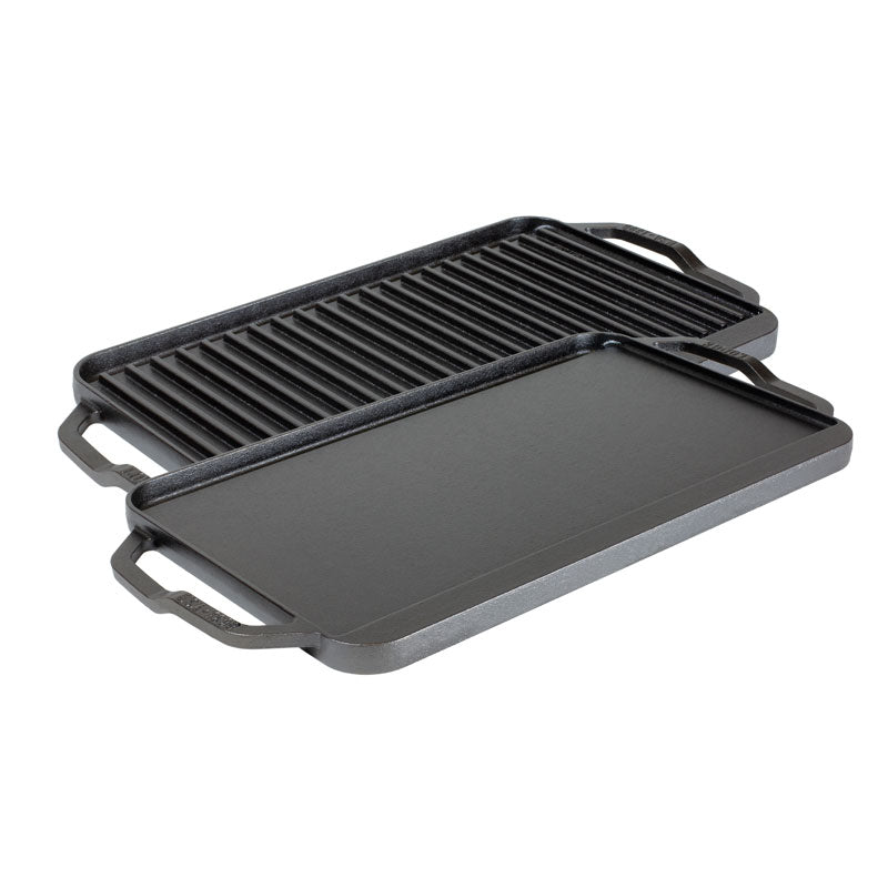 Chef Collection Reversible Grill/Griddle | Lodge Cast Iron