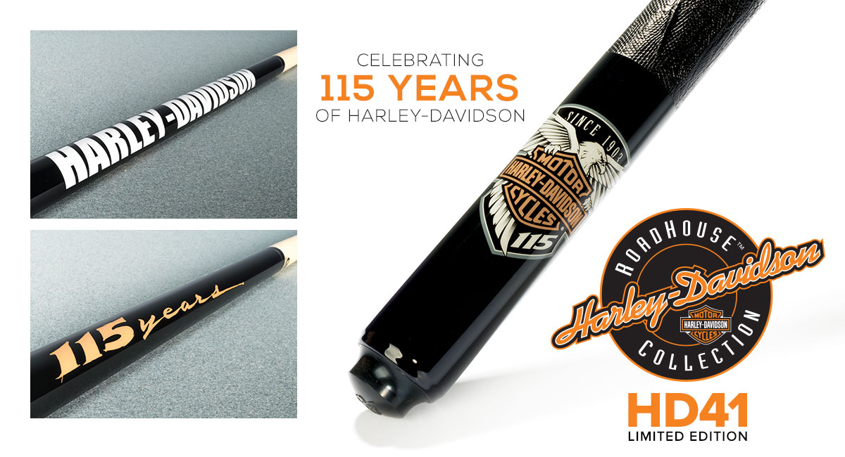 HD41 | Harley-Davidson® 115th Anniversary Pool Cue